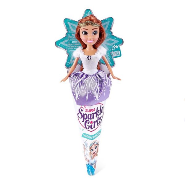 Sparkle Girlz – Boneca Winter Princess Morena Autobrinca Online