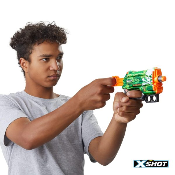 X-Shot Pistola Skins 4 Pistolas Menace Autobrinca Online