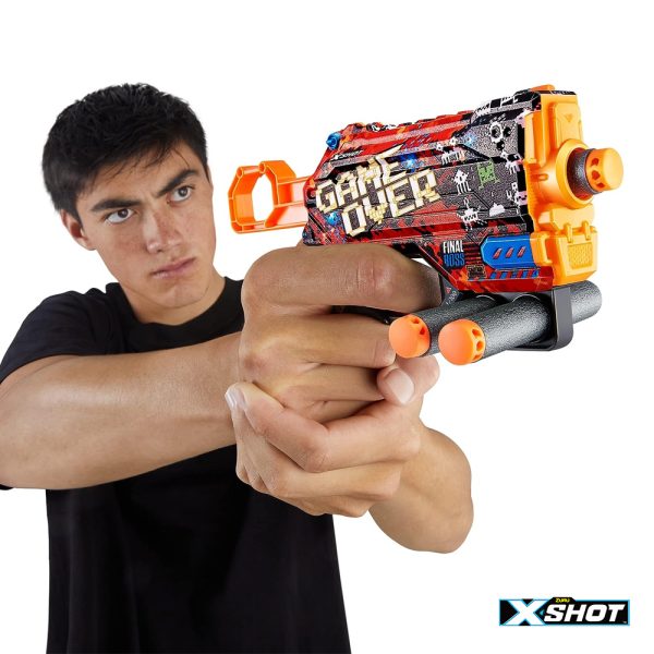 X-Shot Pistola Skins 4 Pistolas Menace Autobrinca Online