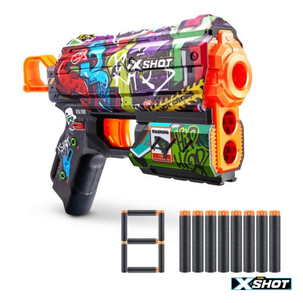 X-Shot Pistola Skins Flux Autobrinca Online