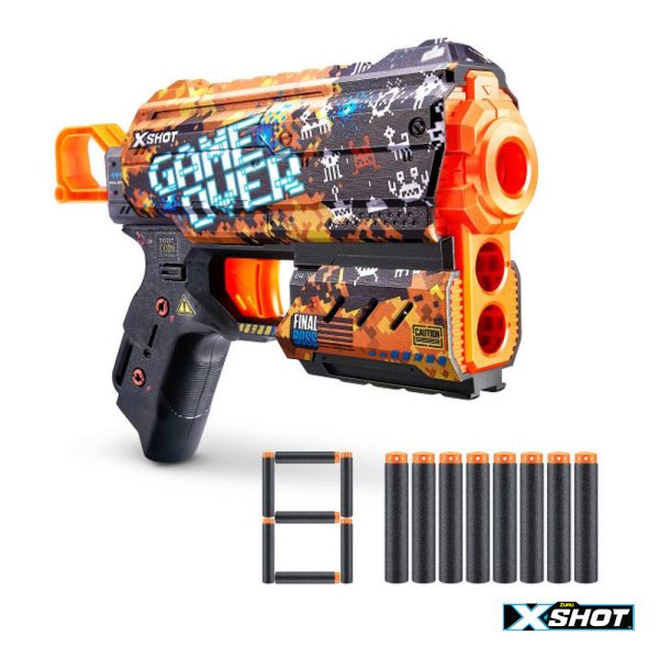 X-Shot Pistola Skins Flux Autobrinca Online