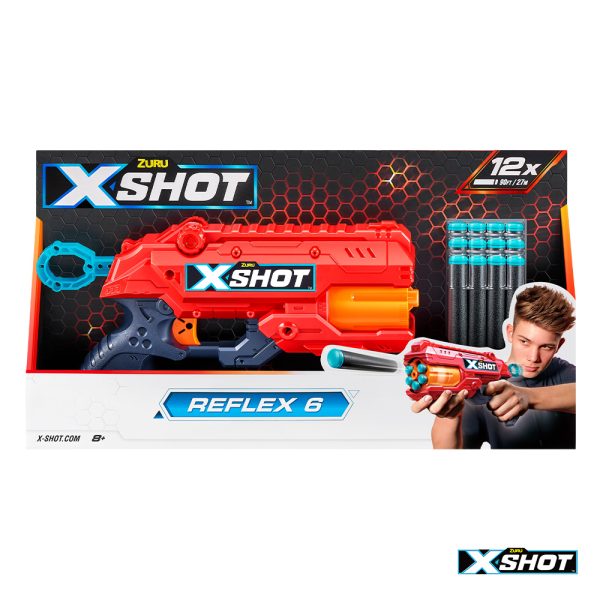 X-Shot Pistola Skins Reflex 6 Autobrinca Online