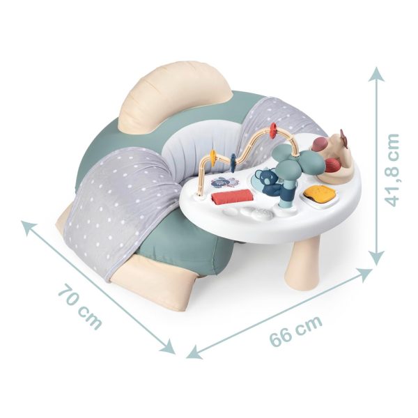 Assento Insuflável Smoby c/ Mesa de Atividades 3 em 1 Autobrinca Online
