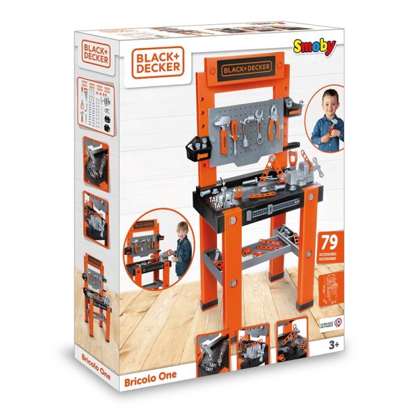 Banca Ferramentas Black+Decker c/ 79 Acessórios Autobrinca Online