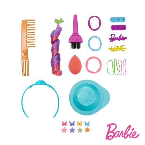 Barbie Busto Caracóis Color Reveal Neon Arco-Íris Autobrinca Online