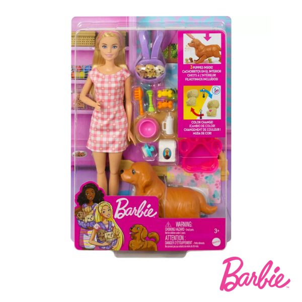 Barbie Cachorrinhos Recém Nascidos Autobrinca Online