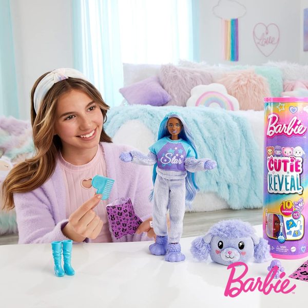 Barbie Cutie Reveal Cãozinho Poodle Autobrinca Online