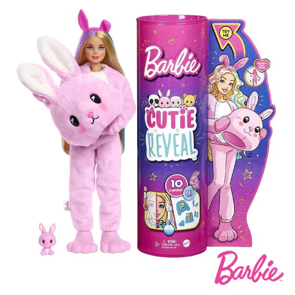 Barbie Cutie Reveal Coelhinho Autobrinca Online www.autobrinca.com