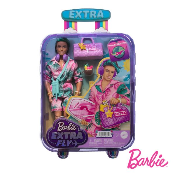 Barbie Extra Fly Ken Viagem para a Praia Autobrinca Online