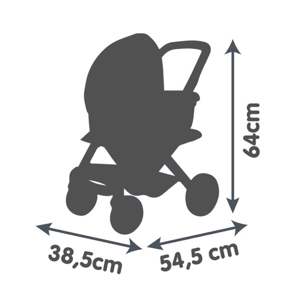 Carrinho de Bonecas Maxi Cosi 3 em 1 Rosa Autobrinca Online