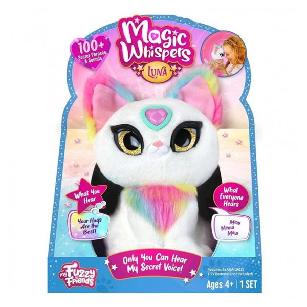 My Fuzzy Friends Magic Whispers Kitties Gatinho Branco Autobrinca Online