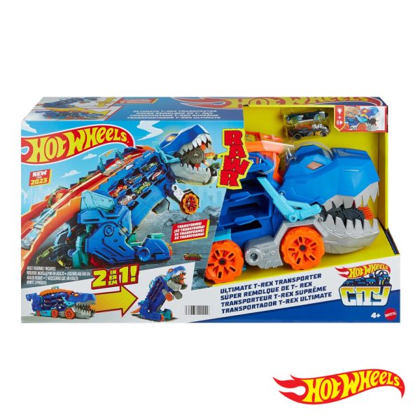Hot Wheels City Camião Transportador T-Rex Ultimate Autobrinca Online