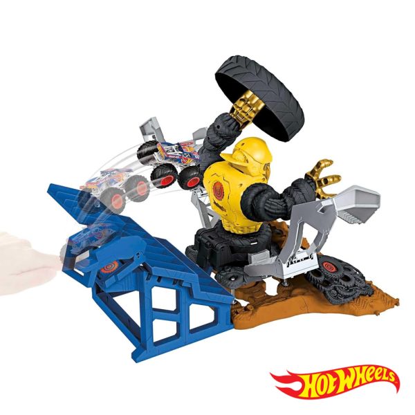 Hot Wheels Monster Trucks Arena Smashers Mega-Wrex vs Crushzilla Autobrinca Online