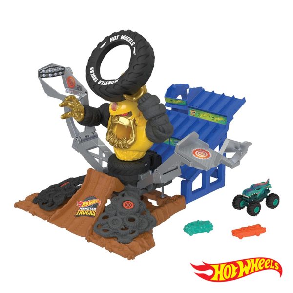Hot Wheels Monster Trucks Arena Smashers Mega-Wrex vs Crushzilla Autobrinca Online