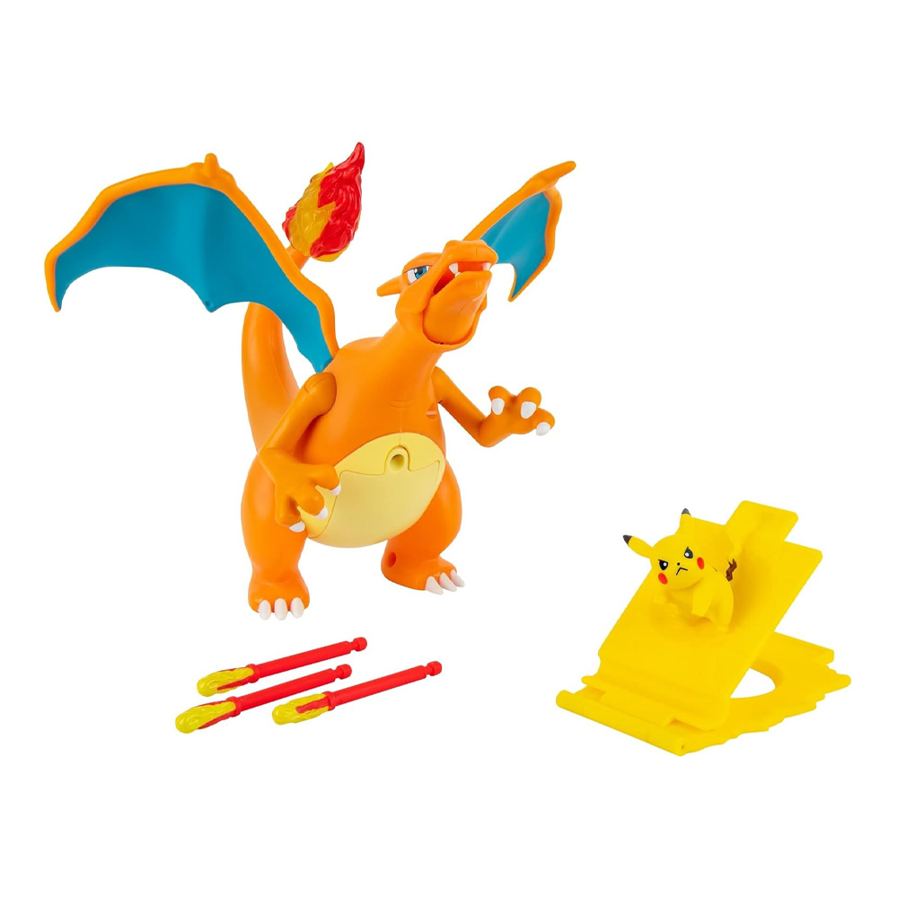 Mattel - Pokemon - Construção Pokémon com movimento: Pikachu