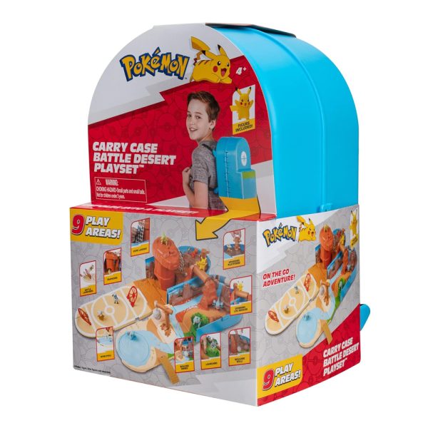 Pokémon Mochila Playset Deserto Transformável Autobrinca Online