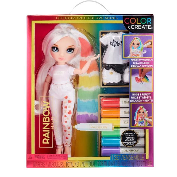 Rainbow High Color & Create Olhos Azuis Autobrinca Online