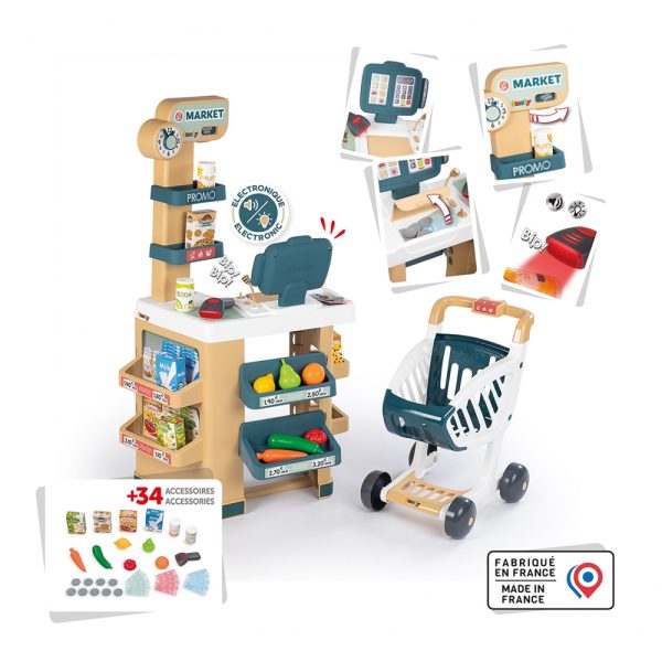 Supermercado e Carrinho de Compras Smoby Autobrinca Online