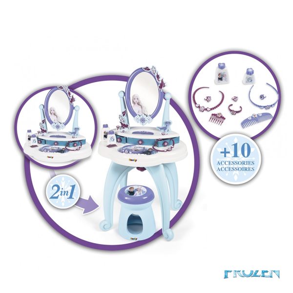 Tocador Frozen Smoby 2 em 1 Autobrinca Online