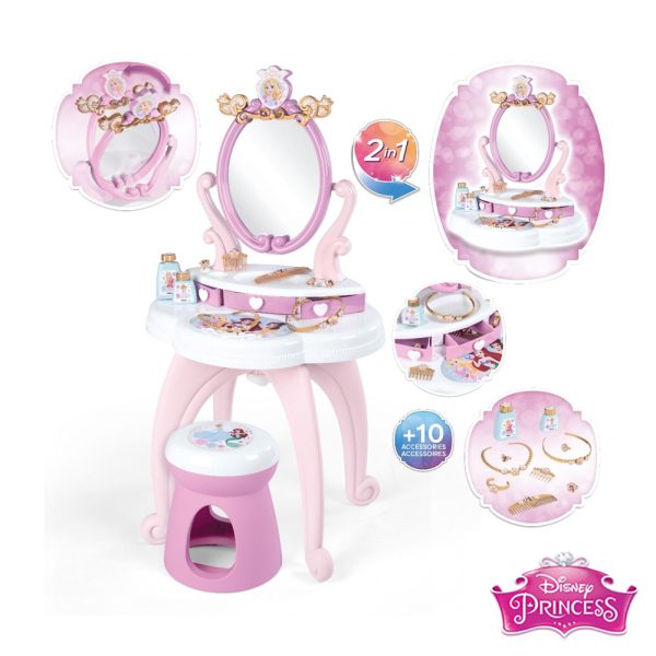 Tocador Disney Princesas Smoby 2 em 1 Autobrinca Online