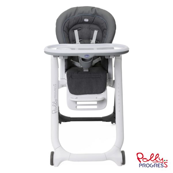 Cadeira de Papa Chicco Polly Progres5 Grey Melange Autobrinca Online