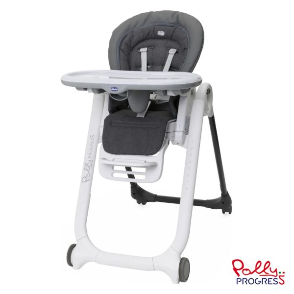 Cadeira de Papa Chicco Polly Progres5 Grey Melange Autobrinca Online