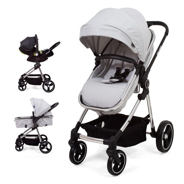 Sistema Transporte Duo Convertível MaxiBaby Milano Light Gray Autobrinca Online