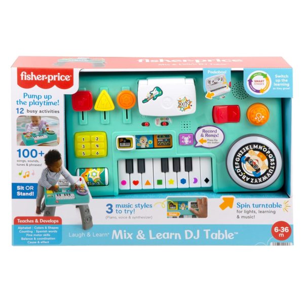 Mix & Learn Mesa de Atividades Musicais DJ Fisher-Price Autobrinca Online