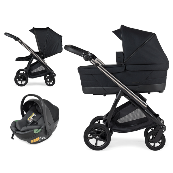 Trio Bébécar Pack BIB C501 Chassi Misto Cromado Preto Autobrinca Online