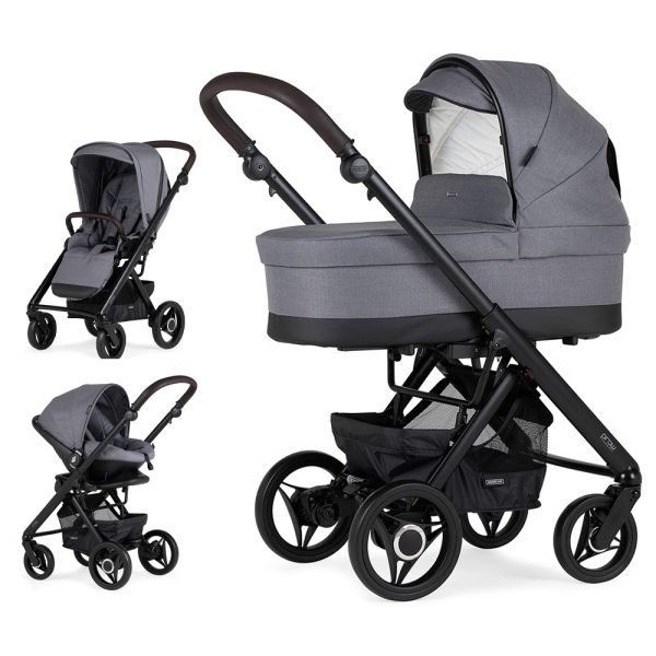 Trio Bébécar Pack Prow Compact XL-i KA414 Chassi Preto Mate Autobrinca Online