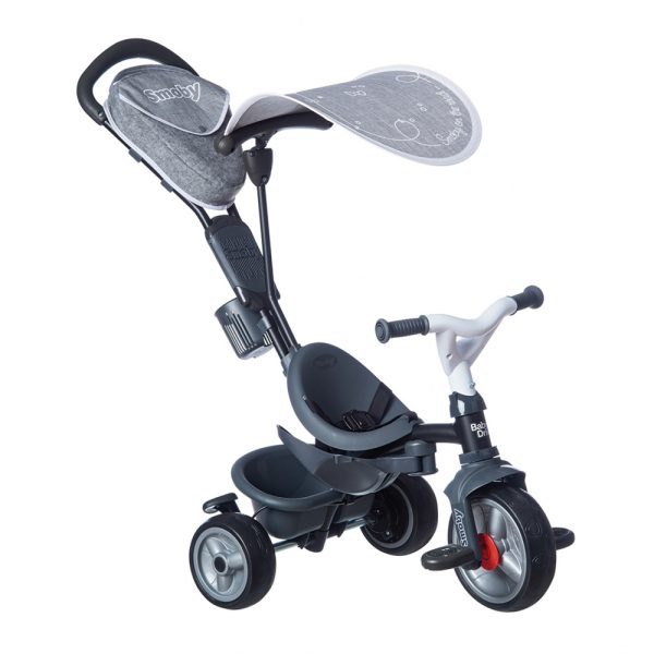 Triciclo Smoby Baby Driver Confort Plus Cinza Autobrinca Online