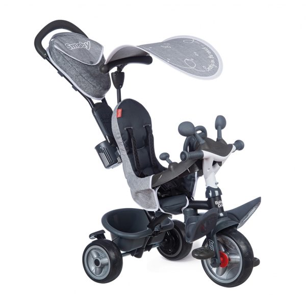 Triciclo Smoby Baby Driver Confort Plus Cinza Autobrinca Online