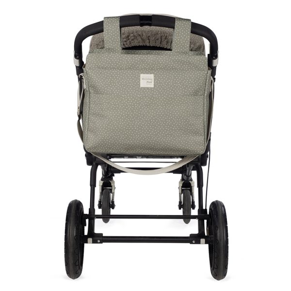 Bolsa de Maternidade Walking Mum Poppy Topos Musgo Autobrinca Online