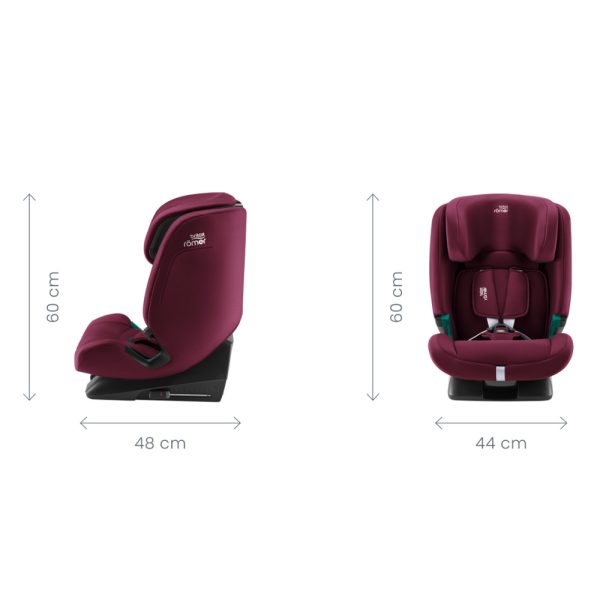 Cadeira Britax Römer Evolvafix Dusty Rose Autobrinca Online