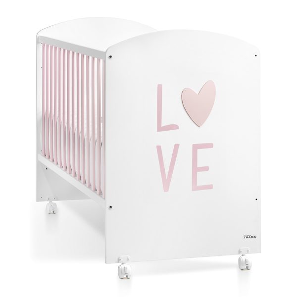 Cama Trama Série Love Branco Mate/Soft Pink Autobrinca Online