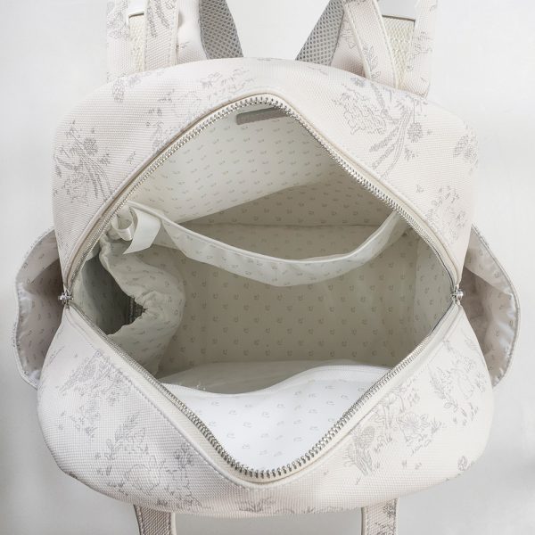 Mochila Pasito a Pasito Toile de Jouy Cream Autobrinca Online