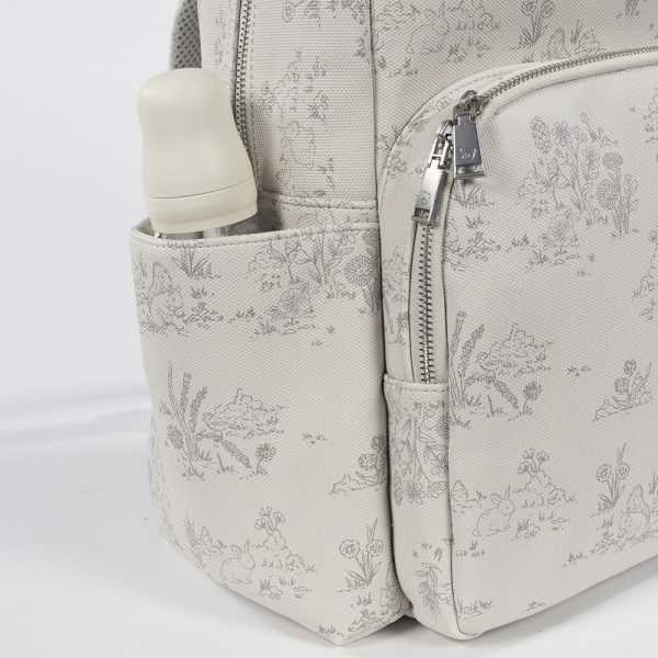 Mochila Pasito a Pasito Toile de Jouy Cream Autobrinca Online