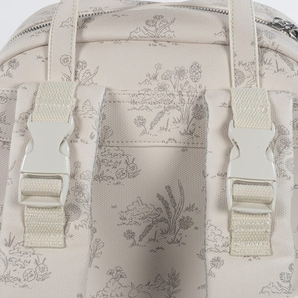 Mochila Pasito a Pasito Toile de Jouy Cream Autobrinca Online