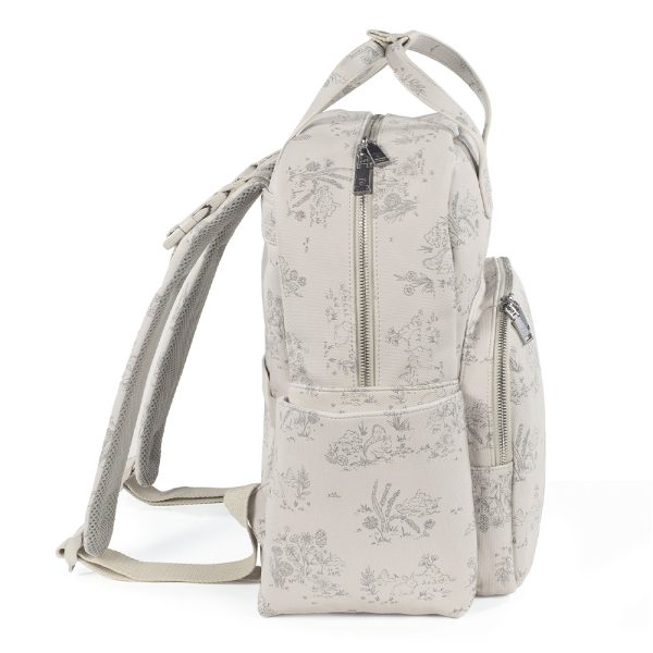 Mochila Pasito a Pasito Toile de Jouy Cream Autobrinca Online