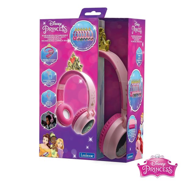 Auriculares Headphones Disney Princesas Luminosos c/ Bluetooth Autobrinca Online