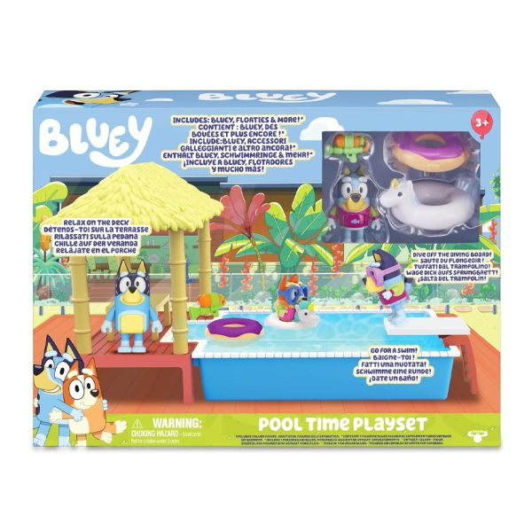 Bluey Playset Piscina Autobrinca Online