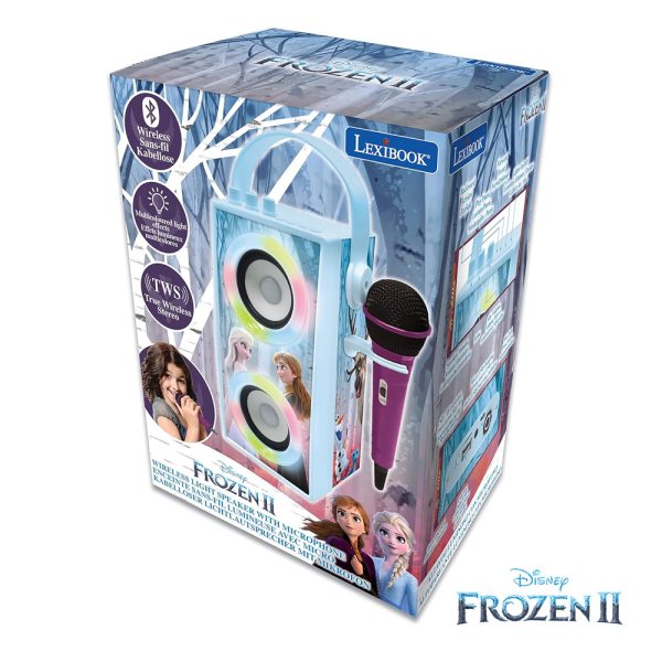 Frozen II Coluna Portátil c/ Luz e Microfone Autobrinca Online