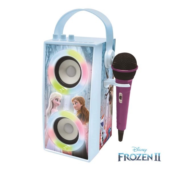 Frozen II Coluna Portátil c/ Luz e Microfone Autobrinca Online