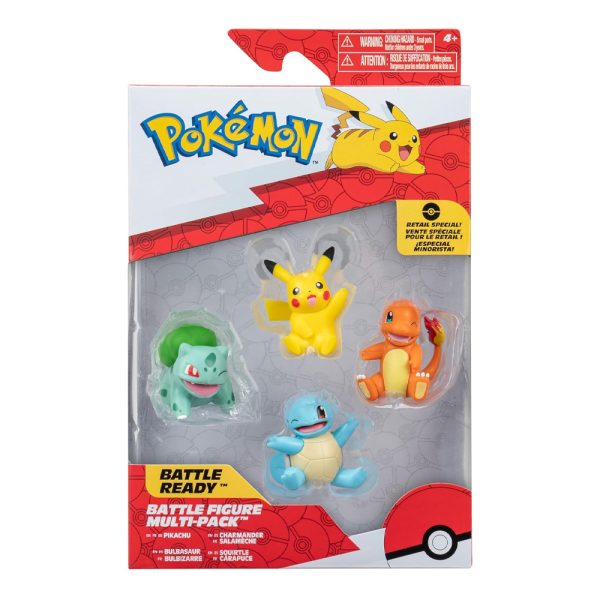 Pokémon Pack 4 Figuras Autobrinca Online www.autobrinca.com