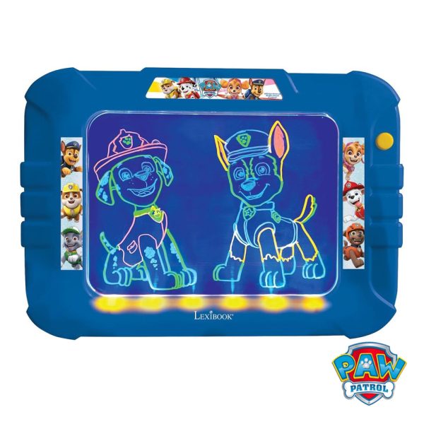 Quadro de Desenho Luminoso Neon Patrulha Pata Autobrinca Online