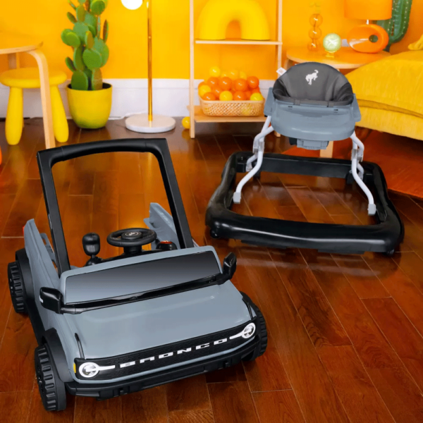 Andador Bright Starts 4 em 1 Ford Bronco Cinza Autobrinca Online
