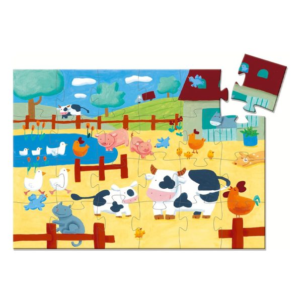 Djeco Puzzle Vacas na Quinta 24 Peças Autobrinca Online