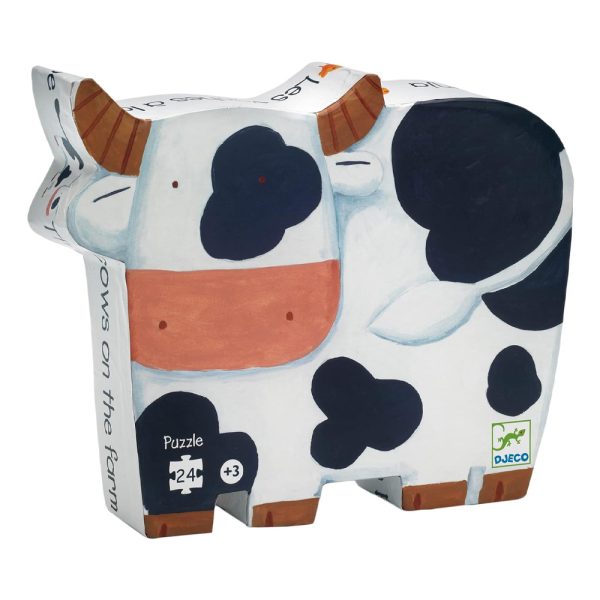 Djeco Puzzle Vacas na Quinta 24 Peças Autobrinca Online