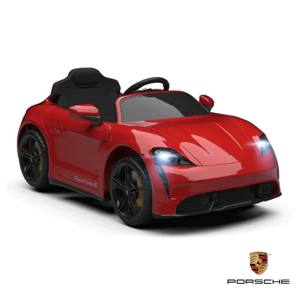 Porsche Taycan Turbo S Vermelho 12V c/ Controlo Remoto Autobrinca Online