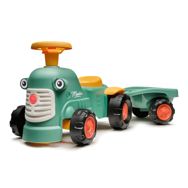 Trator Baby Maurício Verde + Reboque Autobrinca Online